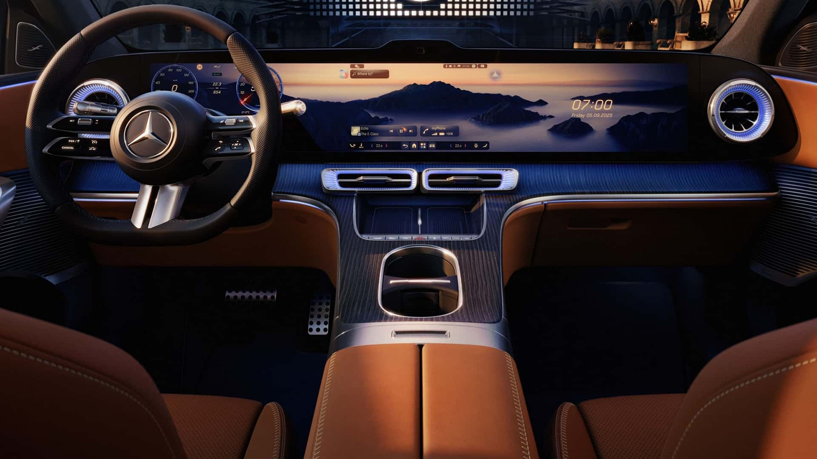 Η νέα ηλεκτρική Mercedes GLC λανσάρει ταμπλό που είναι όλο οθόνη!